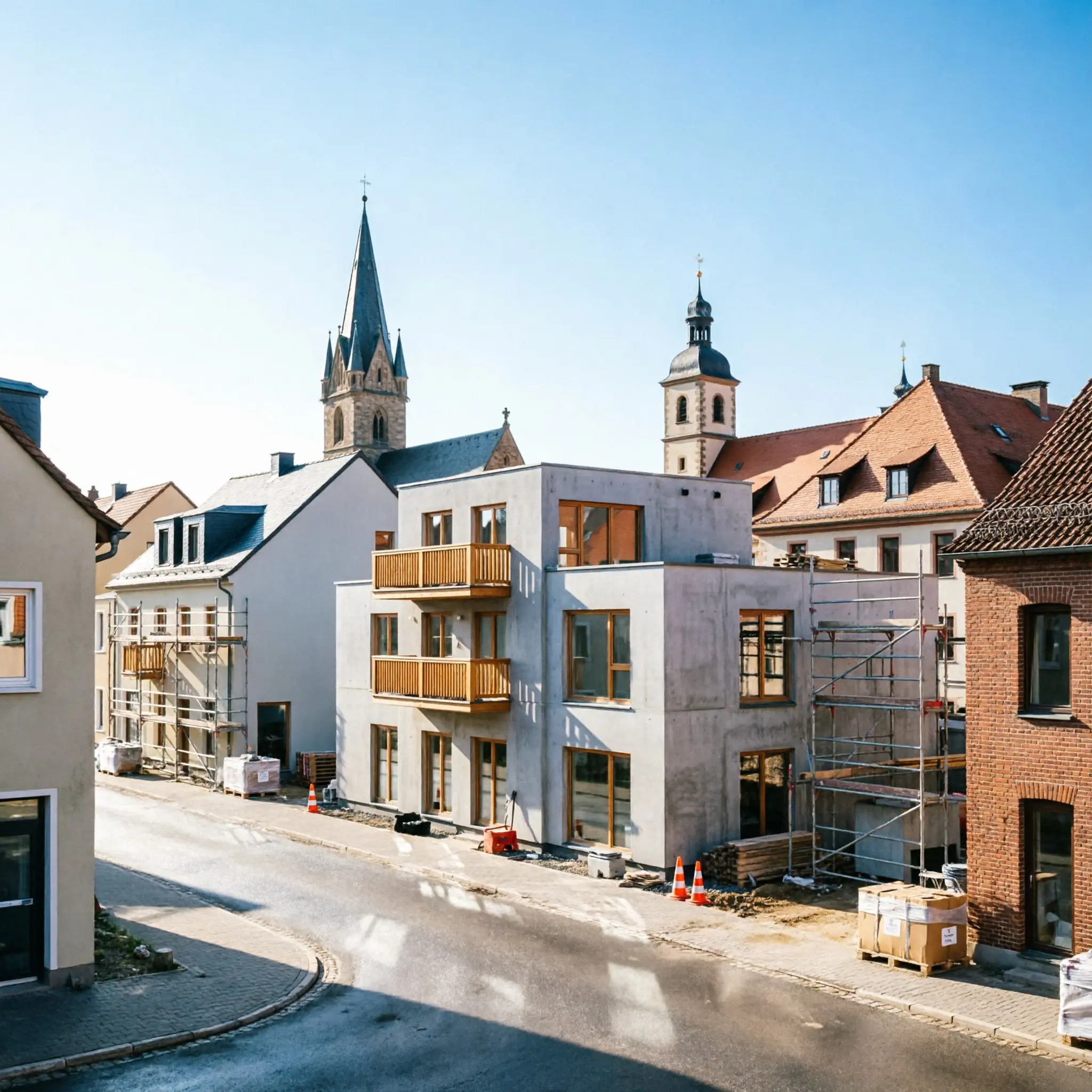 Neubau von Gebäuden